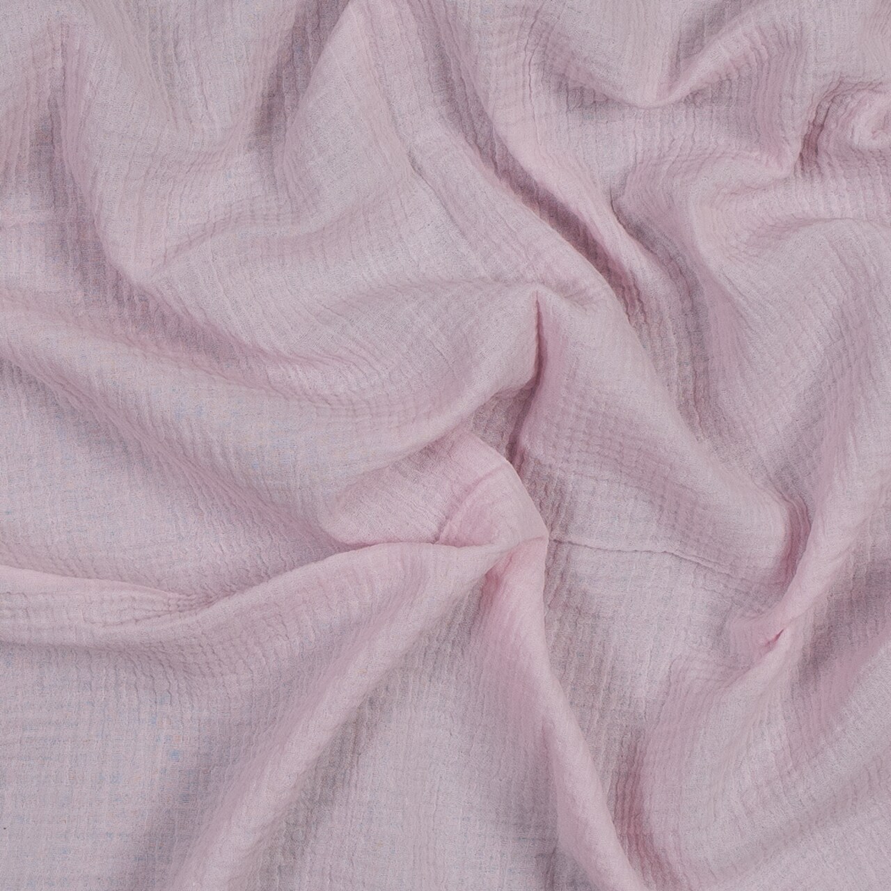 1 Yard Baby Pink Double Cotton Gauze Talamanca Collection 50 inch Width